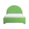 Uma Toddler Bed In Cr Green Green Fabric