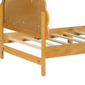 Kids Cookie Shaped Bed Frame For Boys & Girls,Twin Size Platform Bed, Walnut Box Spring Not Required Twin Walnut Wood Bedroom Contemporary,Cute,Modern Bed Frame Wood
