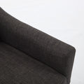Dark Grey 360 Degree Swivel Rotating Accent Chair With Usb And Magazine Book For Living Room And Hotel Bed Room,Upholstered Accent Chair With Cooper Nail Dark Grey White Primary Living Space American Design,Classic,Modern Pine Foam Wood Fabric
