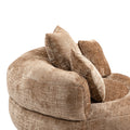 Coolmore Lazy Sofa Durable Comfort Lounger High Back Bean Bag Chair Couch With Three Pillows For Adults And Kids, Indoor & Outdoor, Single Gaming Sofa Chair For Bedroom,Office Coffee Chenille Coffee Foam Chenille 1 Seat