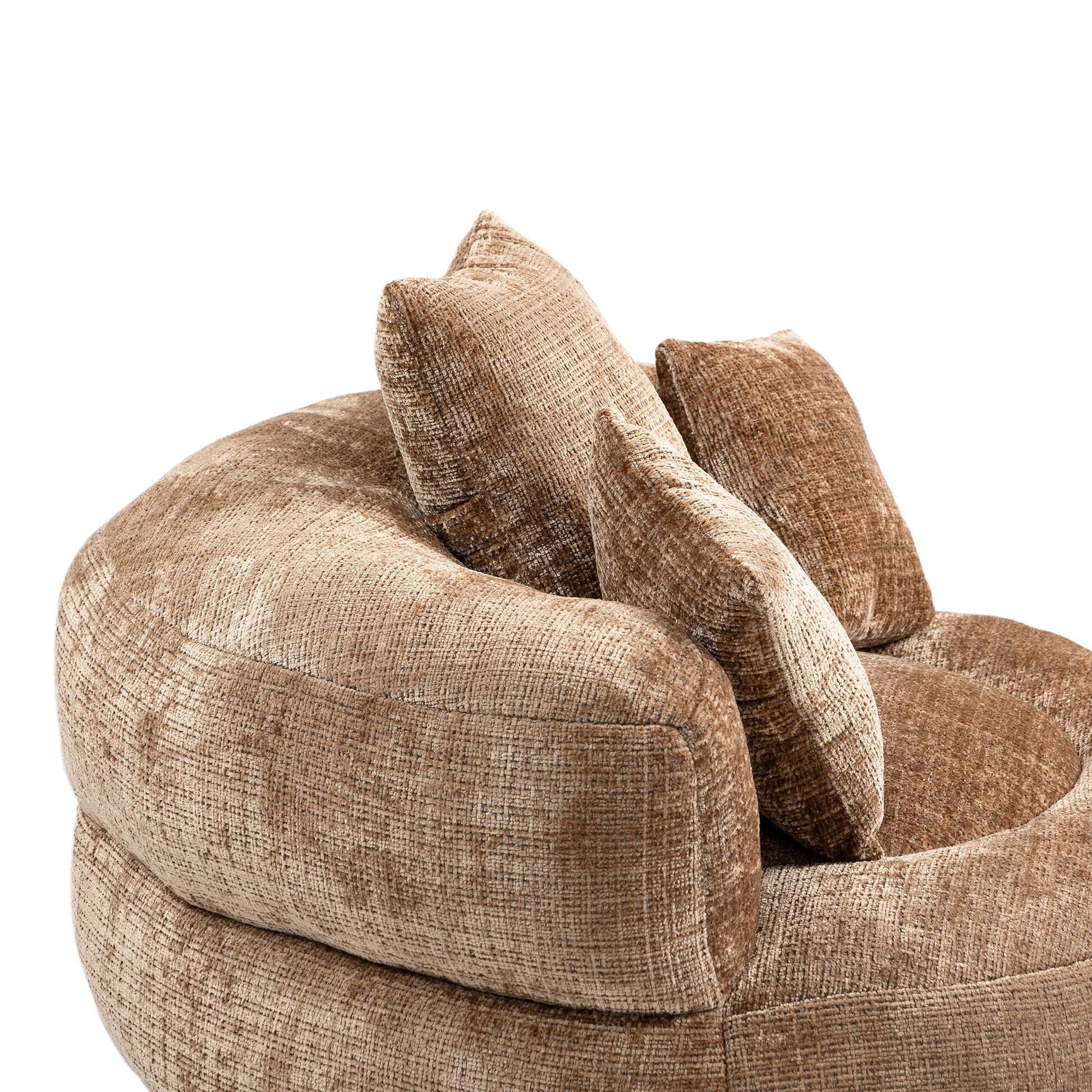 Coolmore Lazy Sofa Durable Comfort Lounger High Back Bean Bag Chair Couch With Three Pillows For Adults And Kids, Indoor & Outdoor, Single Gaming Sofa Chair For Bedroom,Office Coffee Chenille Coffee Foam Chenille 1 Seat