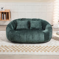 Coolmore Bean Bag Sofa Lazy Sofa Durable Comfort Lounger High Back Bean Bag Chair Couch For Adults And Kids, Indoor & Outdoor, Accent Floor Soft Lounge Chair Emerald Chenille Emerald Foam Chenille 2