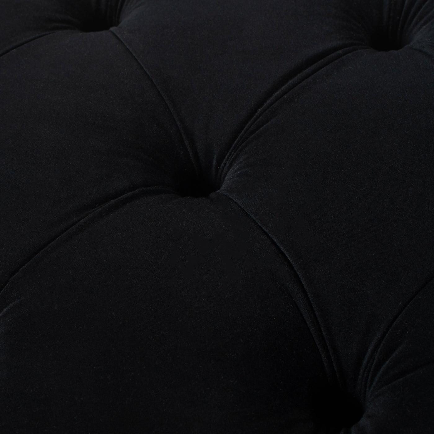 Jacqueline 57.5" Tufted Roll Arm Storage Bench, Anthracite Black Velvet Anthracite Foam Velvet