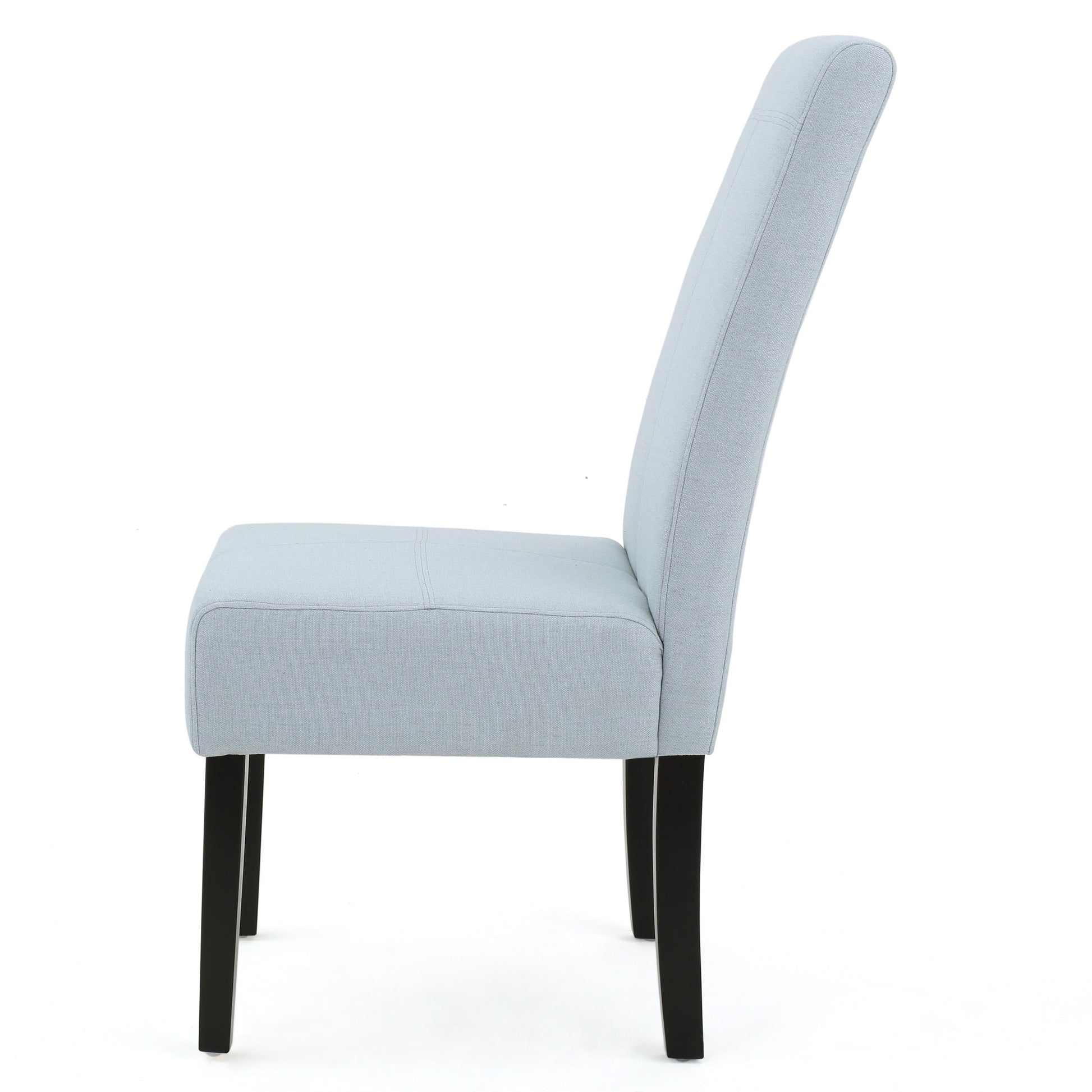 Pertica Kd Dining Chair Set Of 2 Pcs Light Blue Fabric