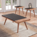 Davenport 3 Piece Table Set Brown Brown Wood
