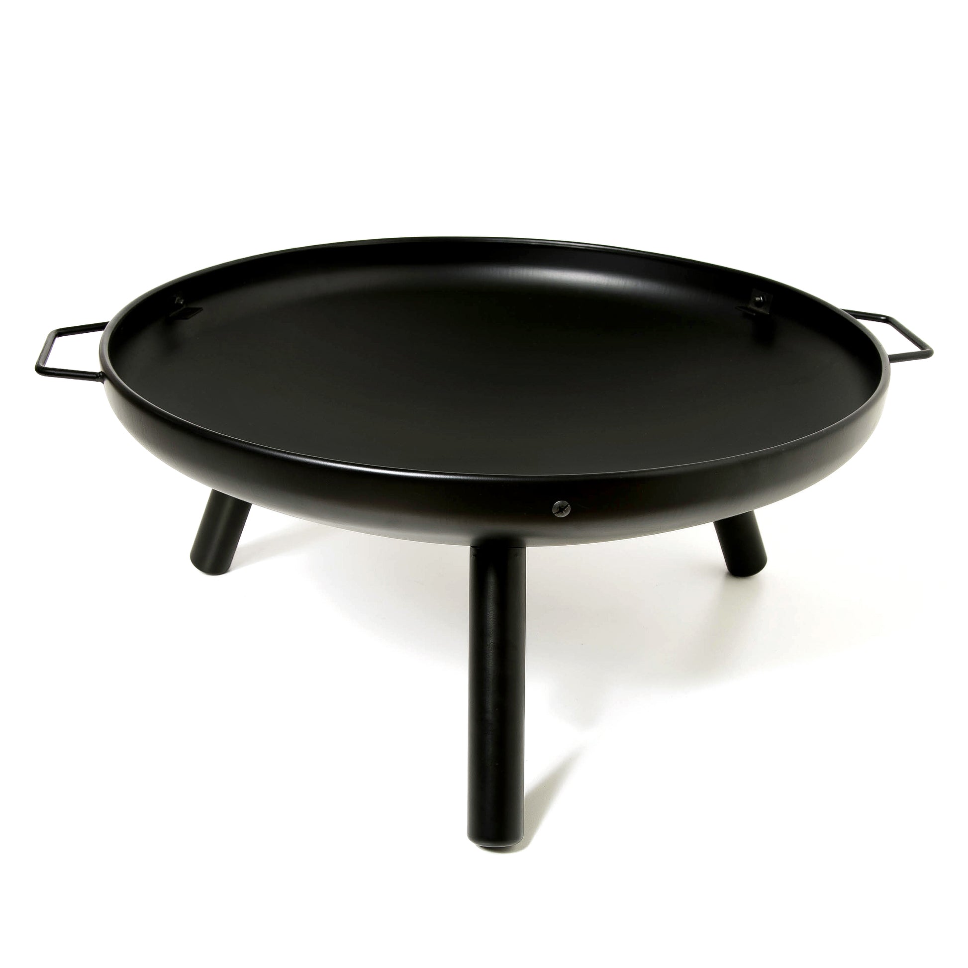 23 Inch Outdoor Fire Pit, Durable Wood Burning Fireplace Bowl With Grill Rack For Patio Garden, Backyard, Porchcamping, Bbq, Picnic Bonfire Black Garden & Outdoor Steel