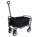 Minimeetall Extention Excollapsible Foldable Wagon Cart Beach Wagon Heavy Duty Utility Cart Utility Wagon Grocery Cart For For Camping Shopping Sports Gardeing Fishing Supports 225Lbs Black Black