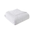 Oversized Quilted Throw White 60X70