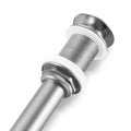 Bathroom Sink Drain Without Overflow, Vessel Sink Lavatory Vanity Pop Up Drain Stopper, 304 Stainless Steel Brushed Nickel Stainless Steel