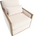Coolmore Corduroy Swivel Barrel Chair, Comfy Accent Sofa Chair For Living Room, 360 Degree Swivel Barrel Club Chair, Leisure Arm Chair For Nursery, Hotel, Bedroom, Office, Lounge Beige Beige Primary Living Space Foam Corduroy