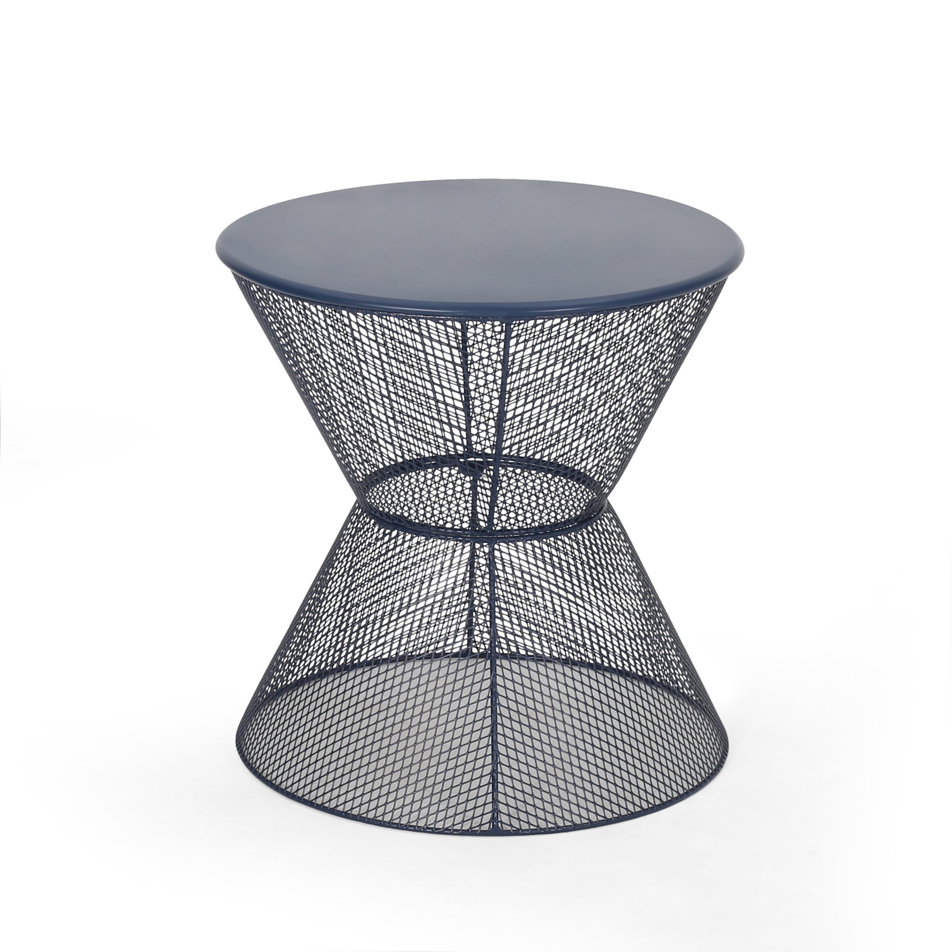 Nevada Side Table Navy Iron