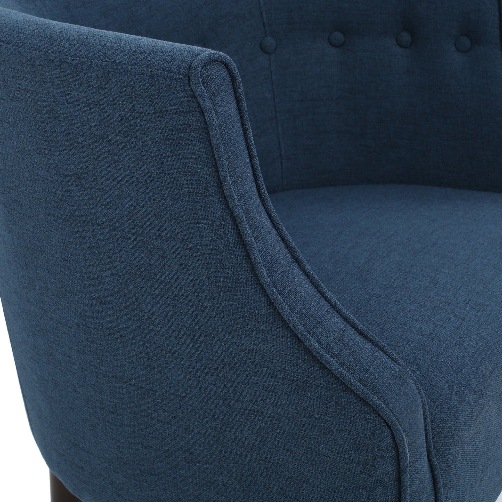 Club Chair Navy Blue Fabric