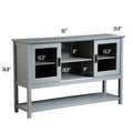 Sideboard Buffet Table With Doors,Grey Grey Primary Living Space Mdf