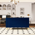 Fx P85 2S Bu 2 Seats Sofa Blue Velvet 2 Seat
