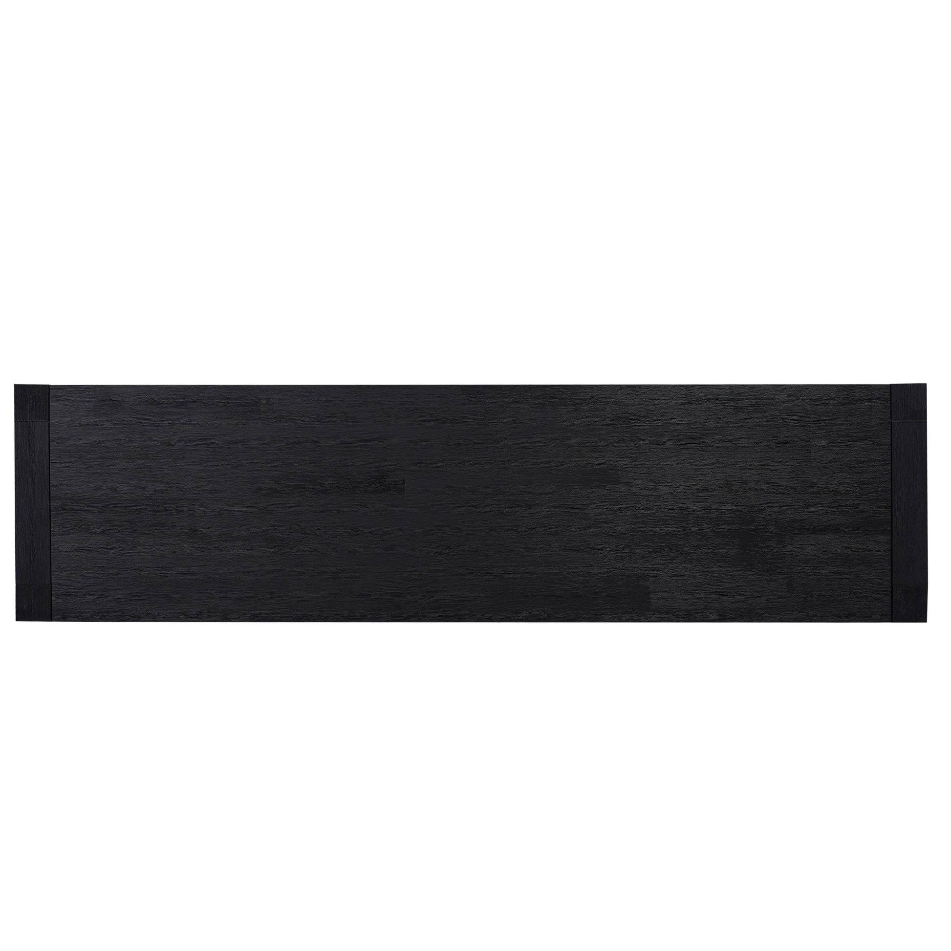 Console Table Entryway Table For Hallway Living Room With 2 Drawers And 1 Shelf Black Mdf