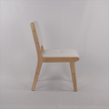 Hengming Pu Dining Chair, No Armrest With Wooden Legs, Suitable For Kitchen, Dining Room, Living Room, Bedroom And Other Occasions,Set Of 2 White Pu