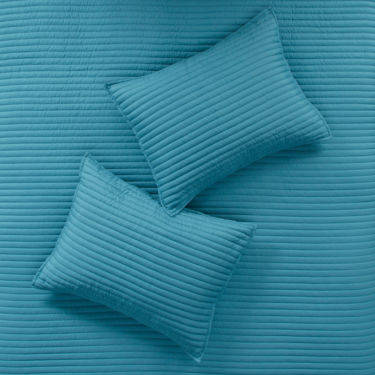 8 Piece Printed Seersucker Comforter And Quilt Set Collection Aqua Full Queen Full Aqua Polyester