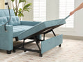 Futon Chair Bed Convertible Chair 3 In 1 Pull Out Sleeper Chair Beds With Usb Ports,Wear Resistant And Anti Scratch, Armchair Bed Sleeper For Living Room Green Tech Cloth Green Foam Tech Cloth 2 Seat