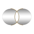 Wall Mirror Gold Iron