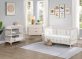 Pixie Zen 3 In 1 Crib In Washed Natural White Natural White Wood