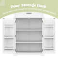 Bathroom Storage Cabinet With Multi Functional Storage Space, Drawer With Slide Rails, Adjustable Shelf, White White Mdf
