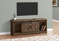 Tv Stand, 60 Inch, Console, Media Entertainment Center, Storage Cabinet, Living Room, Bedroom, Brown Laminate, Transitional Brown 80 89 Inches Particle Board