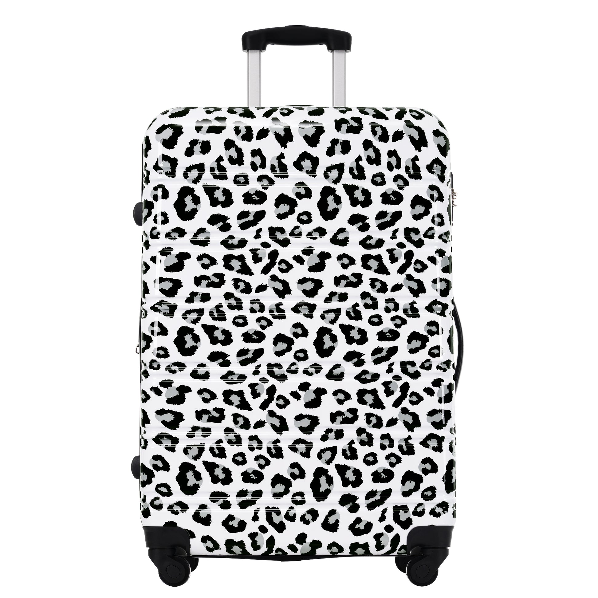 Hardshell Luggage Sets 3 Pcs Spinner Suitcase With Tsa Lock Lightweight 20" 24" 28" Luggages White Black Leopard Pc