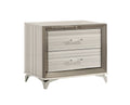 Star White Nightstand White Solid Wood Mdf