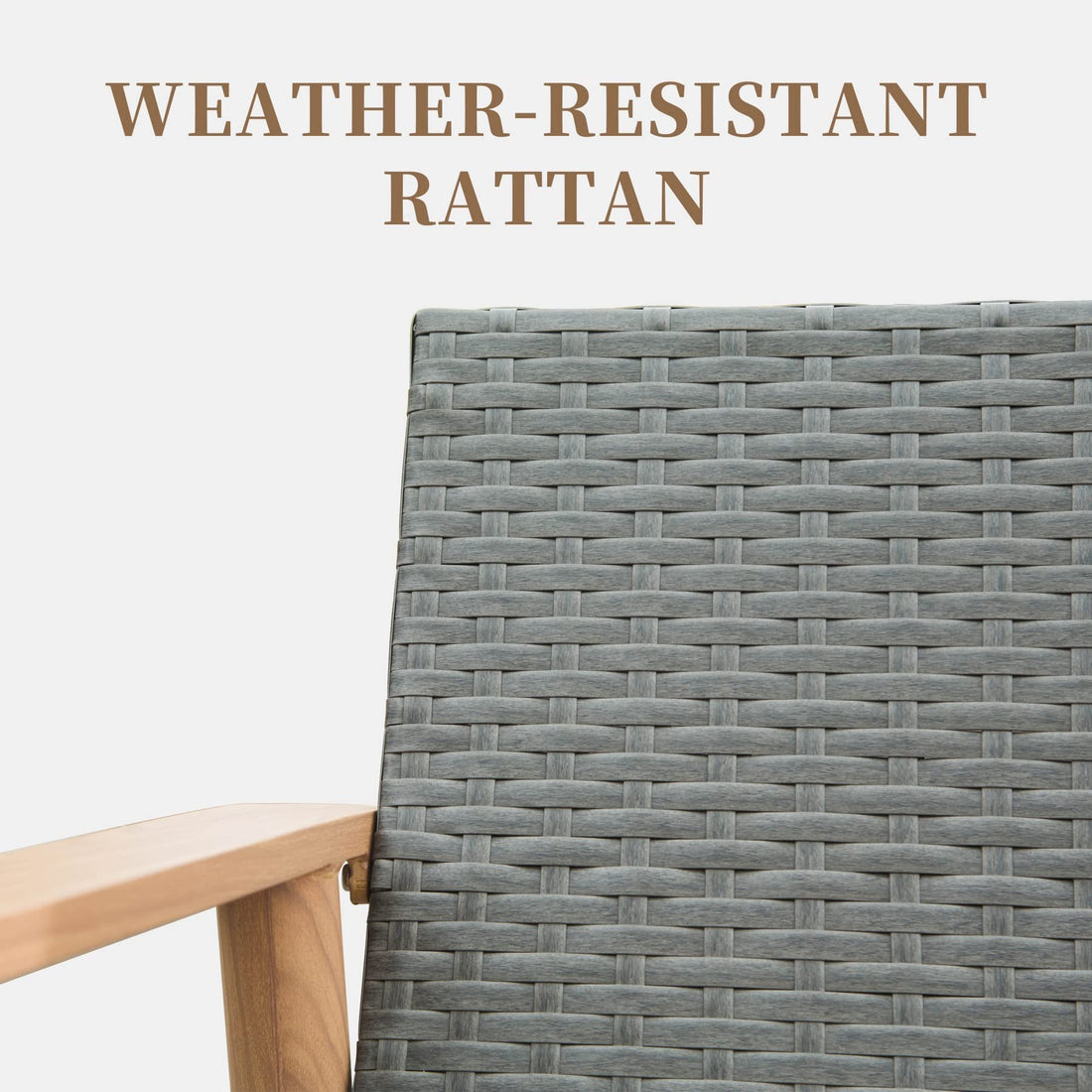 Outdoor Wicker Patio Furniture Sets 4 Pieces, All Weather Aluminum Rattan Padded Sofa Patio Conversation Sets With 2 Pillows For Porch Deck Garden Khaki Yes Khaki Garden & Outdoor Multiple Chairs Seating Group Aluminum