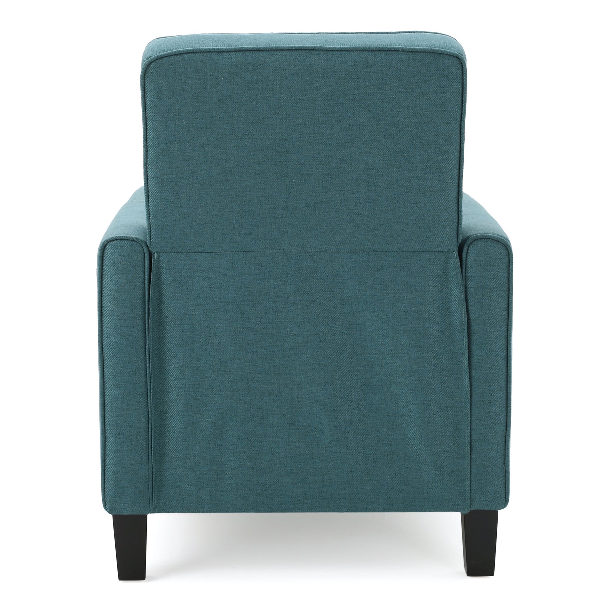 Teal Linen Push Back Chair For Elegant Home D Cor Teal Fabric