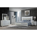 Maloise White Mirror White Solid Wood Mdf