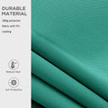 Outsunny 10' X 8' Retractable Awning, Patio Awnings, Sunshade Shelter W Manual Crank Handle, Uv & Water Resistant Fabric And Aluminum Frame For Deck, Balcony, Yard, Green Green Aluminum