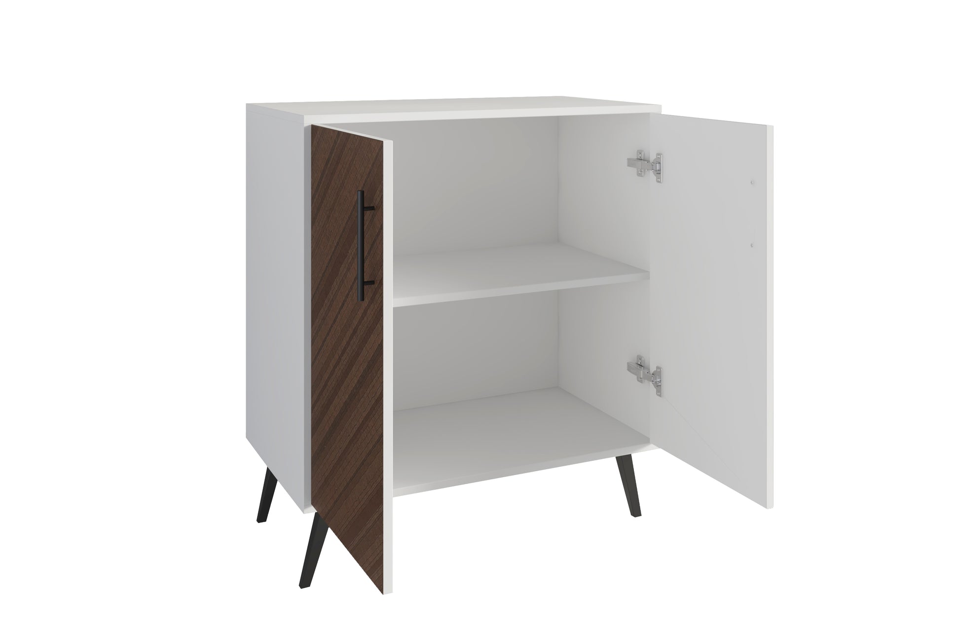 Dfw Storage Cabinet With Doors And Shelves Kitchen Free Standing Buffet Cabinet With Storage, Sideboard Cabinet With Adjustable Shelves, Wood Accent Cabinet For Living Room Bathroom Entryway Office