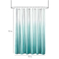 Ombre Printed Seersucker Shower Curtain Aqua 72X72