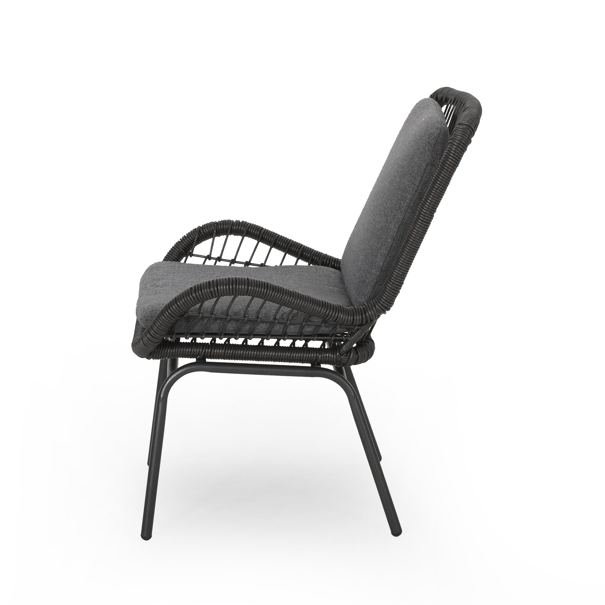 Pabrico Chair Grey Iron Plastic