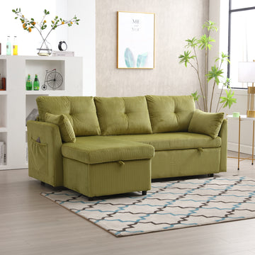 United Modular Sectional Sofa L Shaped Modular Couch With Reversible Chaise Modular Sofa Sectional Couch With Storage Seats Olive Velvet 3 Seat