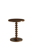 Acton Walnut Finish Accent Table Walnut Synthetic Wood