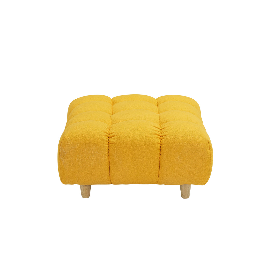 90 Inches Long, Teddy Sofa Fabric, With Spacious And Comfortable Seats, For Apartment Office Living Room Yellow Yellow Teddy 3 Seat