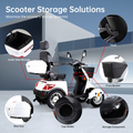 Xl3D4L Electric Mobility Recreational Travel Scooter For Adults,Mobility Scooters For Seniors, 4 Wheel Powered Mobility Scooters White Abs Pc Abs Pc