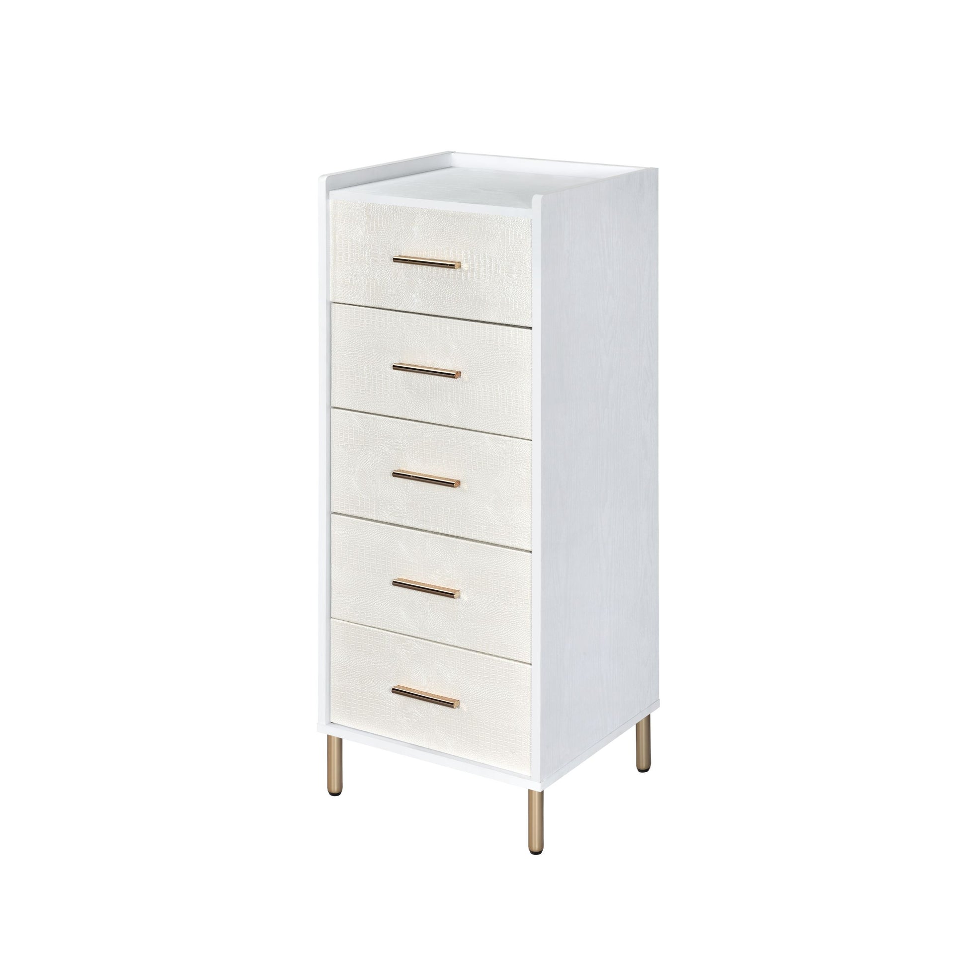 White, Champagne And Gold 4 Drawer Jewelry Armoire With Lift Top White Gold Bedroom Wood Glass