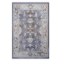 8X10 Blue Traditional Non Shedding Living Room Bedroom Dining Home Office Stylish And Stain Resistant Area Rug Blue Polyester