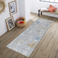 Textures Gc Art2004 Multi 7 Ft. 10 In. X 9 Ft. 10 In. Area Rug White Polyester