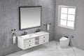 Bathroom Led Mirror Is Multi Functional And Each Function Is Controlled By A Smart Touch Button. Brown Aluminium