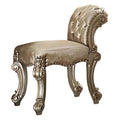 Gold Patina And Bone Vanity Stool With Trim Taupe Gold Vanity Stools Bedroom Rectangular Brown Traditional Tufted Cushions Wood Fabric