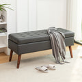 Storage Bench With Storage Bench For Bedroom End Of Bed Bench Foot Of Bed Bench Entryway Bench Storage Ottoman Bench 43.3