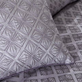 7 Piece Jaquard Comforter Set Purple King King Purple Polyester