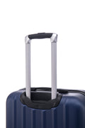 3 Piece Abs Hard Luggage Set With Universal Wheels And Password Lock, 20 24 28 Inch Blue Blue Abs