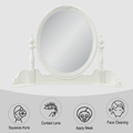 Dorothy Mirror, Ivory Finish Bd02268 Ivory Wood