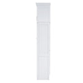 Full Size Murphy Bed Wall Bed With Top Cabinets,White Full White Plywood