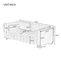 78.7''Upholstered Sofa For Living Room, Bedroom, Salon, Simplified Style Light Gray Polyester 3 Seat